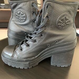 Chuck 70 De Luxe Heel Leather